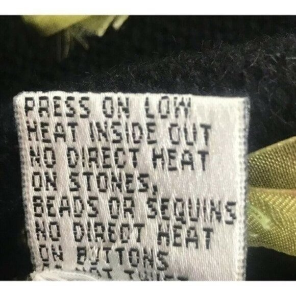 JACK B Quick Owl Sweater Women's embellished beads sequins embroidered medium - Picture 11 of 11